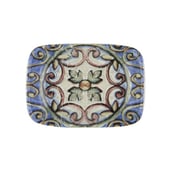 Amalfi Quadro Dikdörtgen Kayık Tabak 10 cm - 6'Lı