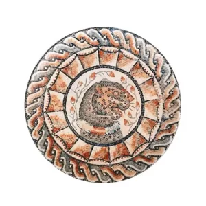 Mezopotamya Kaplan Mozaik Gourmet Düz Tabak 27 cm - 6'lı
