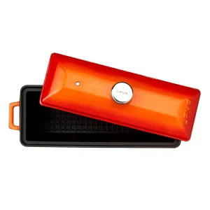 Lava Döküm Ekmek Tenceresi / Terrine Serisi. Ölçü 11x29cm - Turuncu